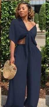 TWO PIECES PANTS SET