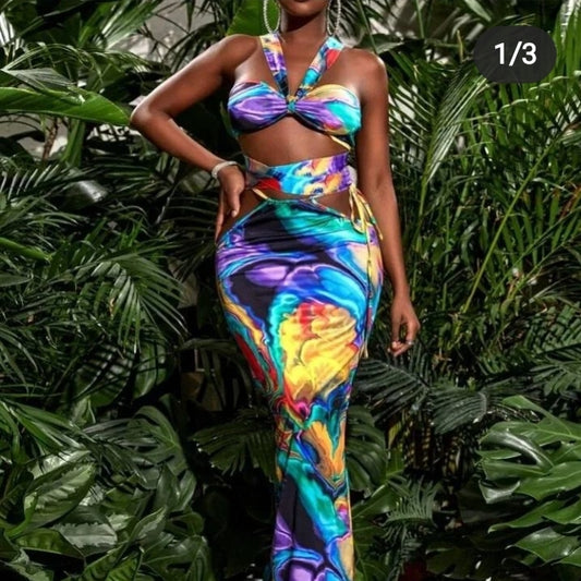 TWO PIECE SKIRT SET