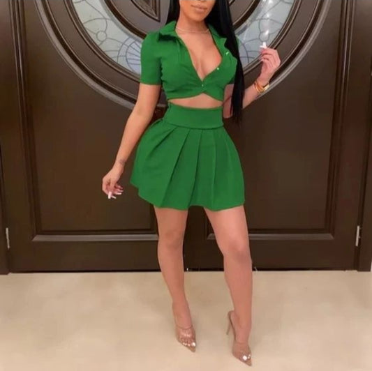 TWO-PIECE SKIRT SET